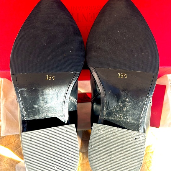 Valentino Garavani🖤VLogo Lockette Beatle Black Leather Boots🖤 - Picture 11 of 13